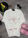 , White, OVERSIZE, Турецький кулір