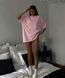 , Pink, OVERSIZE, Турецький кулір 100% бавовна