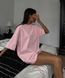 , Pink, OVERSIZE, Турецький кулір 100% бавовна