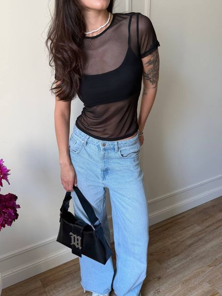 , Black, S-L, Сітка + віскоза