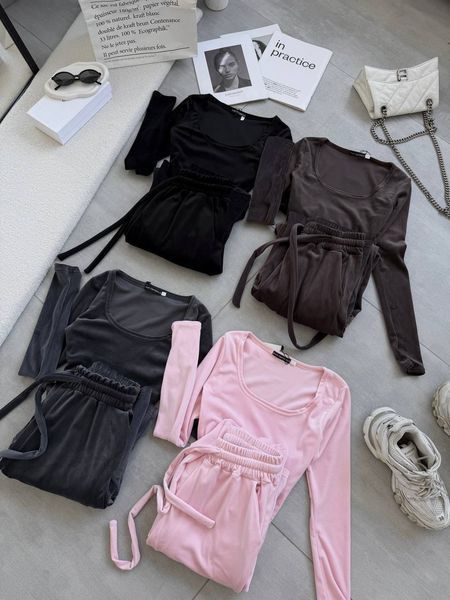 , Black, 42-44, Велюр