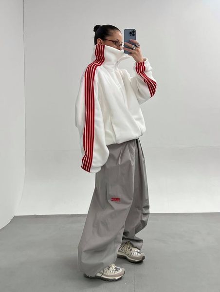 , Black, OVERSIZE, Двосторонній фліс