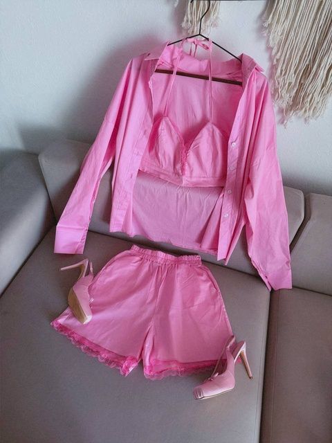 , Pink, ONESIZE, Коттон