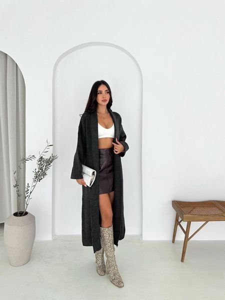 Кардиган молоко oversize 125-NO-WH фото