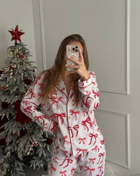 , Принт бантики, 42-46, Софт принт, NEW YEAR 🎄