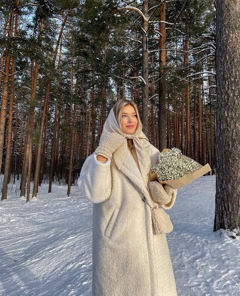 , Беж, 42-46, Еко-хутро барашка+ утеплена підкладка