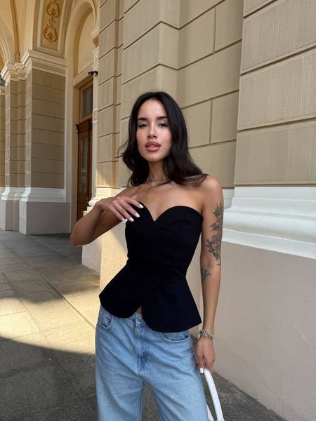 , Black, S-M, , підійде під будь який образ та дуже добре тримає форми 🤤
