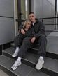 , графіт, 42-44, Двосторонній щільний фліс