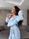 , Light blue, 42-44, Велюр