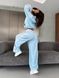 , Light blue, 42-44, Велюр