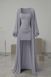 Комплект (кардиган+сукня) сірий onesize 1650-BL-SR фото