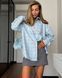 , Light blue, 42-46, Фланель Туреччина (100% бавовна)