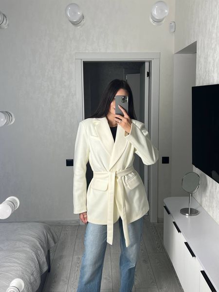 , Молоко, OVERSIZE, Турецький кашемір+ підклад