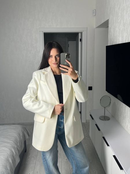 , Молоко, OVERSIZE, Турецький кашемір+ підклад
