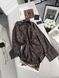 Сорочка в клітинку шоколад oversize 1299-CR-SH фото