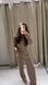 Костюм в стилі zara мокко XS-S 393-MS-MK-XS фото