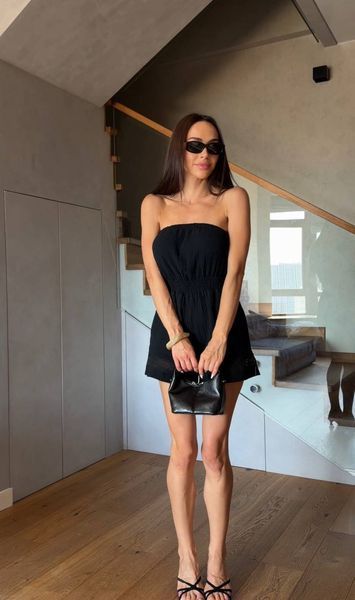 , Black, 42-44, Муслин