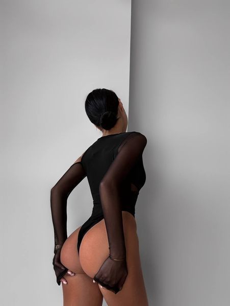 , Black, 42-46, Трикотаж+сітка