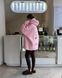 , Pink, OVERSIZE, Трьохнитка пеньє