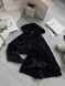 , Black, 42-44, Велюр