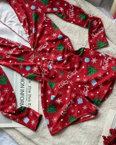 , Red, 42-44, Мікродайвинг принт, NEW YEAR 🎄