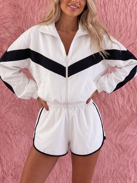 , White, S-L, Жата плащівка+спортивна підкладка