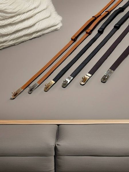 Ремінь в стилі Hermes оранж+золото 2024-AS-OR-ZL фото