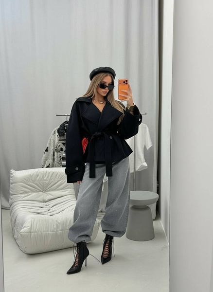 , Шоколад, ONESIZE, Кашемір + підклад