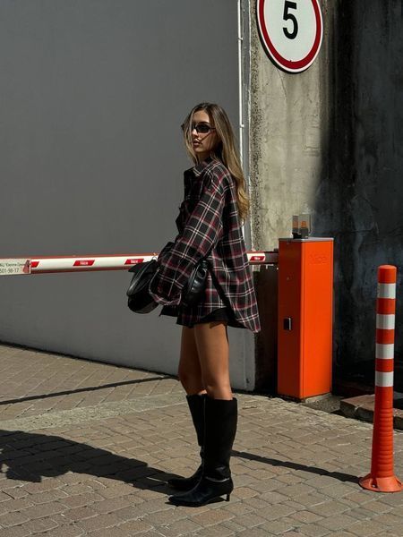 , Беж+сіра смужка, OVERSIZE, Фланель