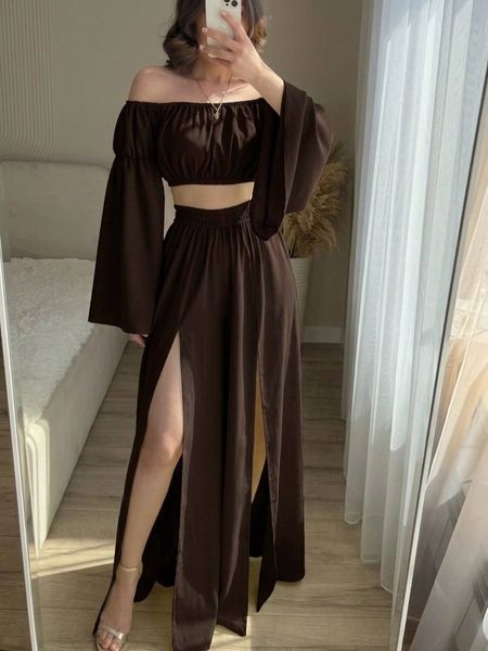 , Шоколад, OVERSIZE, Щільний софт &mdash; тримає форму і виглядає дорого ✨