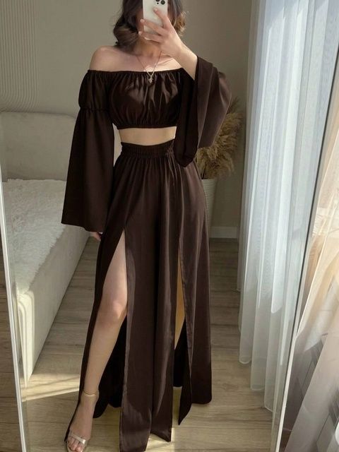 , Шоколад, OVERSIZE, Щільний софт &mdash; тримає форму і виглядає дорого ✨