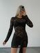 Сукня+ спідниця з мережива бордо 42-44 305-SB-BO-XS фото 3