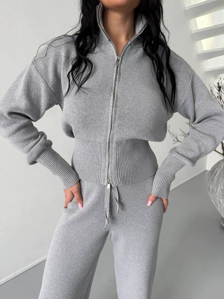 Трикотажний костюм двійка шоколад 42-46 1045-QS-SH-XL фото