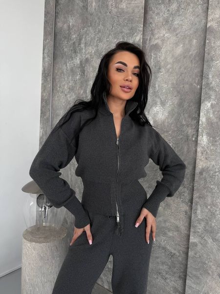 Трикотажний костюм двійка шоколад 42-46 1045-QS-SH-XL фото