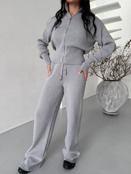 Трикотажний костюм двійка шоколад 42-46 1045-QS-SH-XL фото