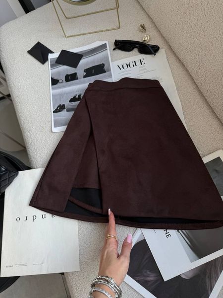 , Black, S, Замш на трикотажі