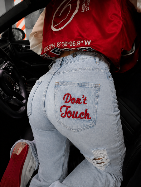 Джинси &laquo;don&rsquo;t touch&rdquo; блакитний 34 346-HO-BU-XS фото