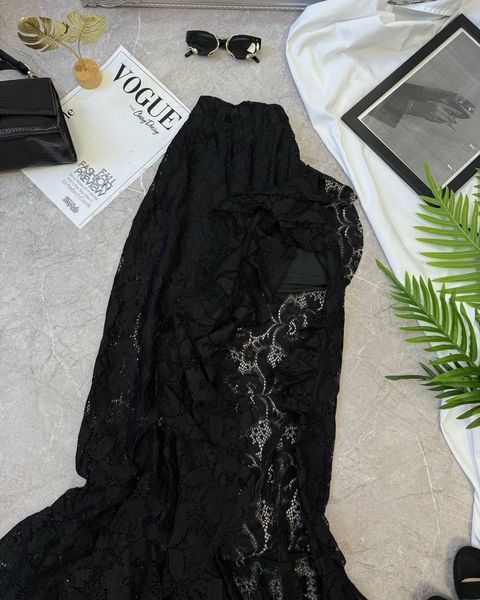 , Black, 42-44, Гіпюр(мереживо) + стрейч підкладка
