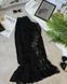 , Black, 42-44, Гіпюр(мереживо) + стрейч підкладка