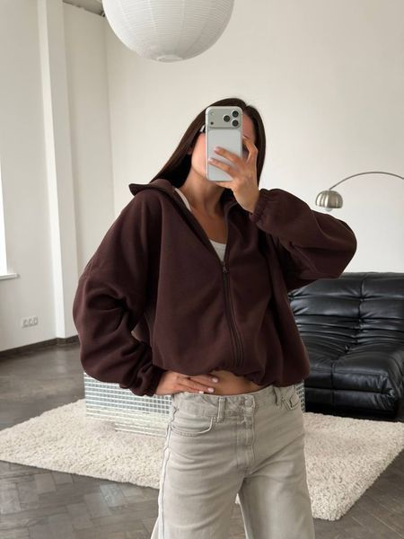 , Шоколад, ONESIZE, Фліс преміум якості