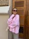Светр з візерунком рожевий oversize 128-NN-PN фото 7