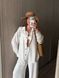 Сорочка з льону білий oversize 230-LA-WH фото 2