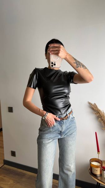 , Black, 42-44, Еко шкіра