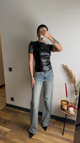 , Black, 42-44, Еко шкіра
