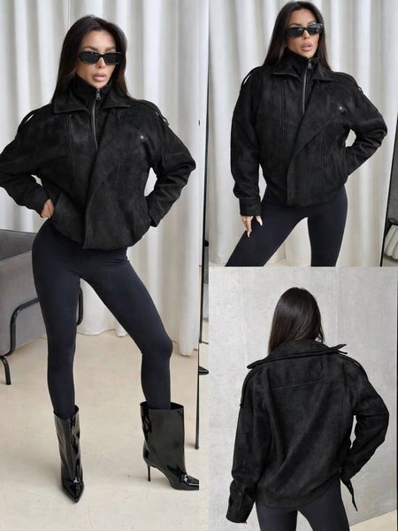 , Black, S, Замш